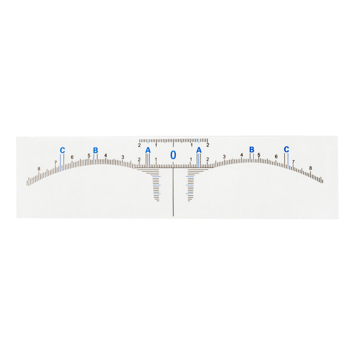 PMU- Disposible sticker eyebrow ruler