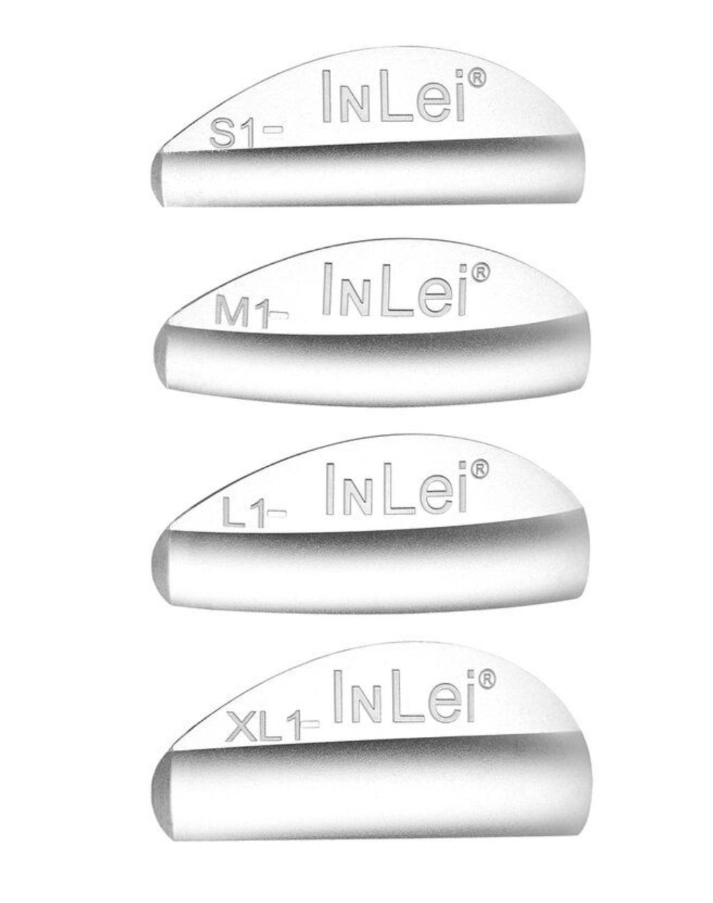 INLEI® "ONLY1" NATUURLIJKE KRUL/SILICONE CURLERS 4 SIZES MIX