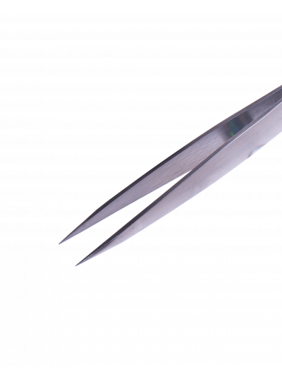 ZOLA PROFESSIONAL TWEEZERS FOR EYEBROWS SILVER (POINTED)