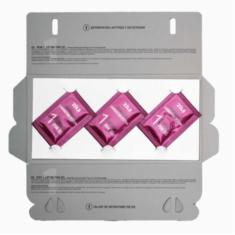 ZOLA Color Lab Set &ndash; Lifting Pink Gel