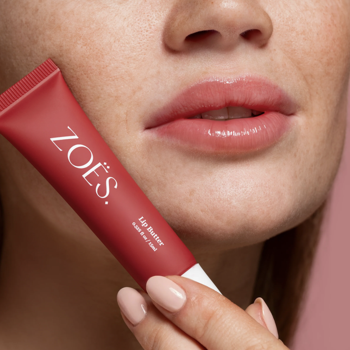 Zoes | Lip Butter Cherry 15ml | Hydraterende Lipverzorging met SPF 8 & High Shine