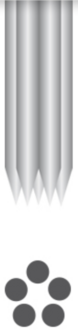 PMU - Needles 1R-0.40mm