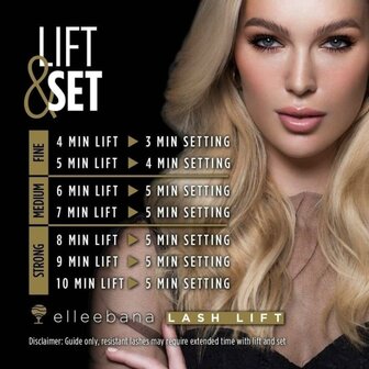Elleebana One Shot Lash Lift Lotions 10 pack UITVERKOCHT