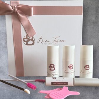 BrowTycoon&reg; PRO Lamination Startpakket &ndash; Alles-in-&eacute;&eacute;n voor Brows &amp; Lashes (EVT MET GRATIS LIVE DEMO)