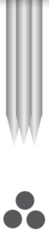 PMU - Needles 1R-0.18mm
