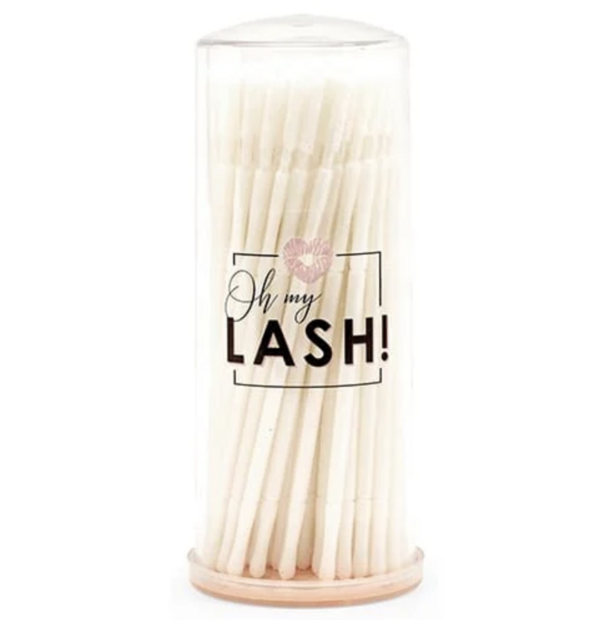 Oh my Lash Microbrush Cylinder Pearl White 