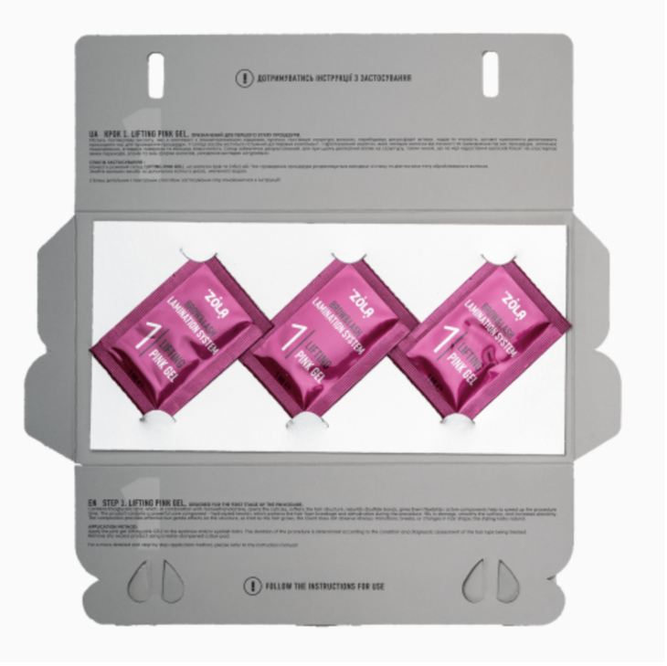 ZOLA Color Lab Set &ndash; Lifting Pink Gel