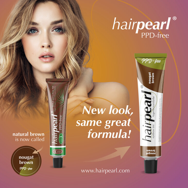 Hairpearl PPD-free Eyebrow Tint &ndash; Nougat Brown