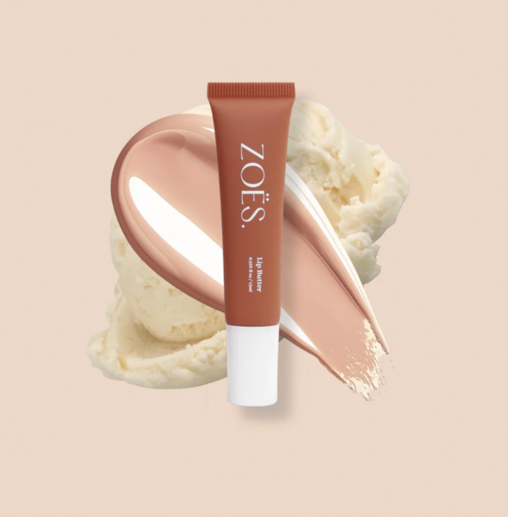 Zoes | Lip Butter Vanilla 15ml | Hydraterende Lipverzorging met SPF 8 &amp; High Shine