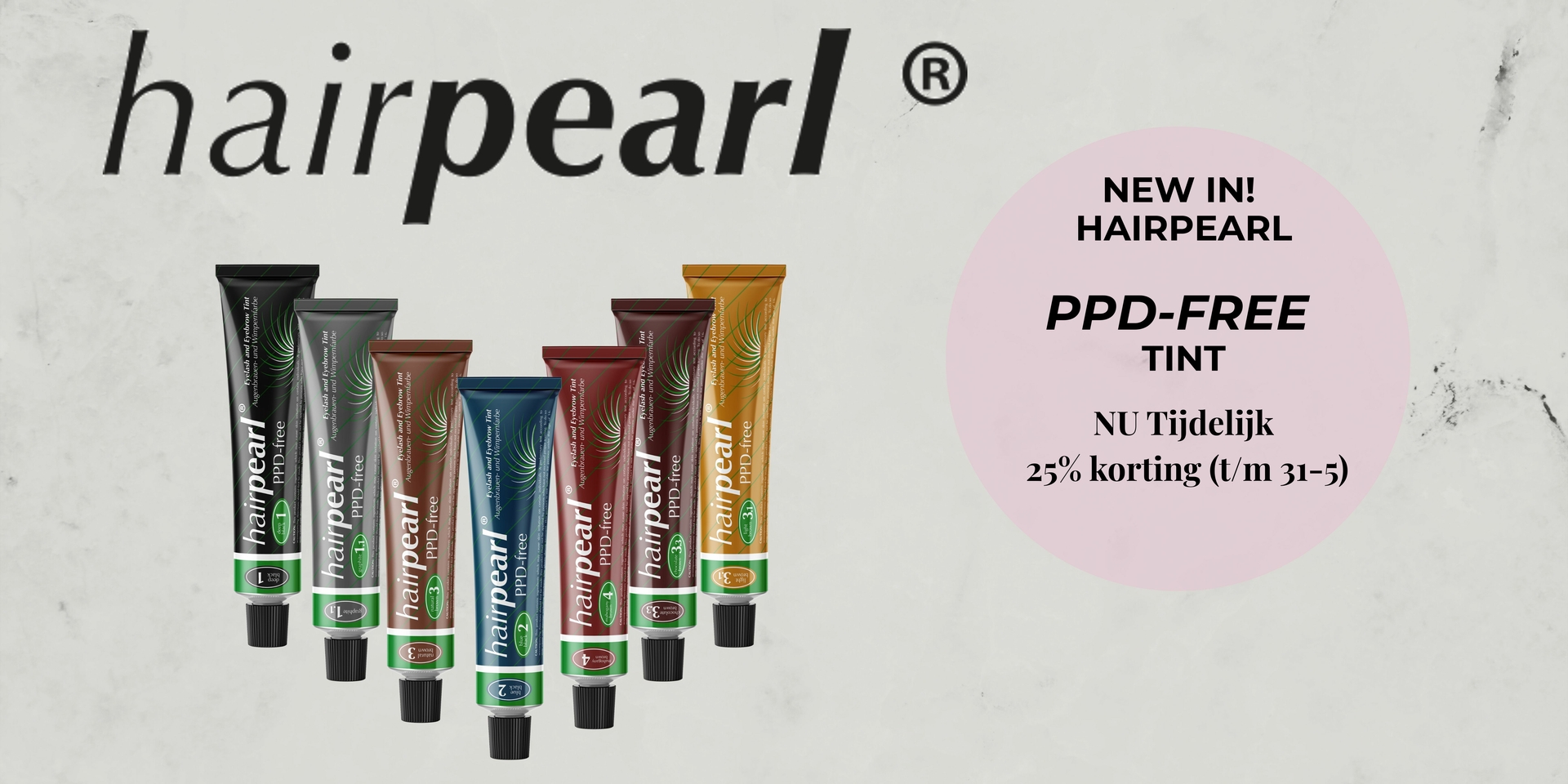 Hairpearl PPD-Free Korting Banner